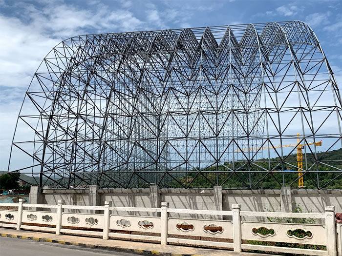 宜都山寨矿储煤棚网架
